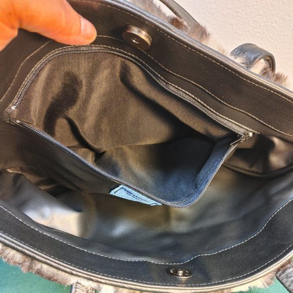 faux fur tote/purse by Rob Ference Los Angeles - Picture 5 of 10